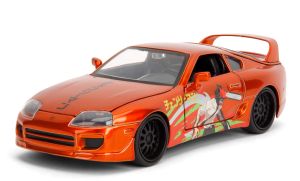 JAD35181 - Voiture de 1995 couleur orange du film L'homme à la tronconneuse - TOYOTA Supra