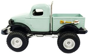 GREEN35310-A - Voiture sous blister de la série ALL-TERRAIN - Camion militaire 4x4 1/2 de 1941 couleur bleu