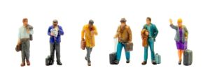 NOC35315 - 6 Figurines pour diorama – Voyageurs d'affaires