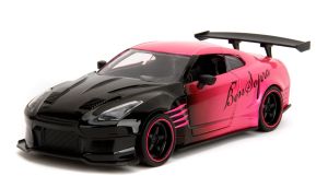 JAD35500 - Voiture de la série Pink Slips - BEN SOPRA - NISSAN GTR de 2009 couleur noire et rose