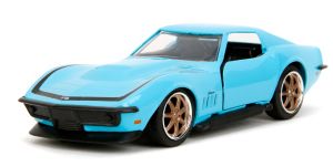 JAD35682 - Voiture de la série PINK SLIPS - CHEVROLET Corvette Stingray de 1969 couleur  Bleu