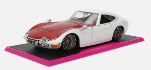 JAD36029 - Voiture de 1967 couleur rouge et blanc - TOYOTA 2000GT Starlight