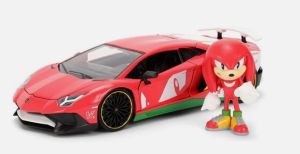 JAD36264 - Voiture du film Sonic avec figurine KNUCKLES - LAMBORGHINI Aventador SV