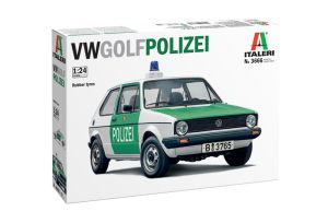 ITA3666 - Maquette à assembler et à peindre – VW Golf Polizei