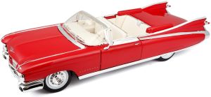 MST36813RD - Voiture de 1959 couleur rouge et blanche - CADILLAC Eldorado Biarritz