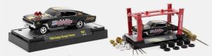 M2M-37000-67-C - Voiture sous blister de la série MODEL KIT - DODGE Charger Gasser de 1966 couleur noir