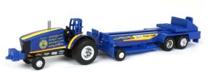 ERT37947-1 - Tracteur pulling de couleur bleu avec remorque – FFA version 1