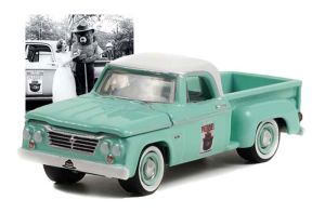 GREEN38020-B - Voiture sous blister de la série SMOKEY BEAR - DODGE D-100 de 1965