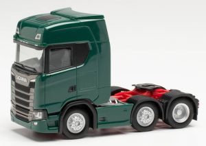 HER307543-003 - Camion solo de couleur vert – SCANIA CS20 HD 6x2