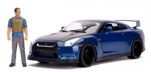 JAD31142 - Voiture de Fast & Furious 7 avec figurine et lumières - NISSAN Skyline GT-R R35