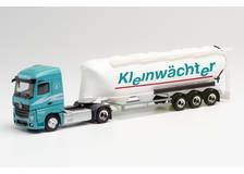 Camion MERCEDES Actros avec remorque pulvé KLEINWACHTER
