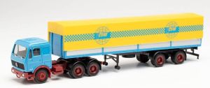 Camion avec remorque bâchée CSAD – MERCEDES NG 6x4