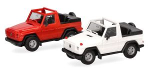 HER012744 - 2 unités en kit à monter - PUCH G 89 rouge et blanc