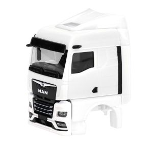 HER086349 - 2 unités en kit à monter - MAN TGX GM cabine déflecteurs et caméra de rétroviseur blanc