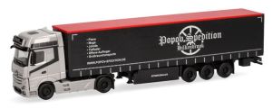HER318891 - Camion avec remorque 3 essieux POPOV Spedition – MERCEDES BENZ Actros L 4x2