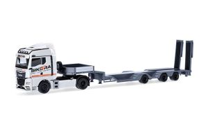 HER320849 - Camion avec porte engin 3 essieux SIKORA - TRUCKER BABE CINDY – MAN TGX GM 4x2