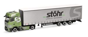 HER320955 - Camion avec remorque 3 essieux STOHR LOGISTIK – MERCEDES BENZ Actros L ProCab G 4x2