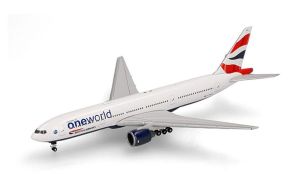 HER539135 - Avion de ligne commerciale – BOEING 777-200 British Airways oneworld