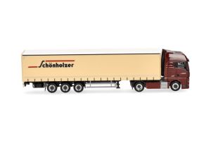 HER962216 - Camion avec remorque 3 essieux SCHONHOLZER – MAN TGX GX 4x2