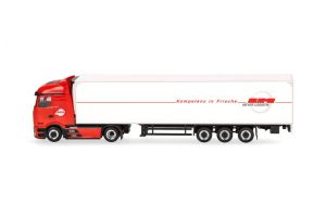 HER962551 - Camion avec remorque frigorifique 3 essieux MEYER LOGISTIK - MERCEDES BENZ Actros ProCabin 4x2