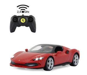 JAM402161 - Voiture télécommandé de couleur rouge - FERRARI 296 GTS