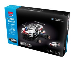 JAM403130 - Voiture en Kit télécommandé de couleur blanche avec décalque - BMW M8 GTE