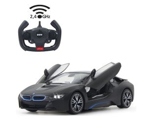 JAM404570 - Voiture avec porte télécommandé de couleur noir - BMW i8