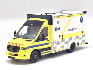 PER410 - Ambulance du Samu avec décalques 94 et 92 - Limité à 100 pièces - MERCEDES Sprinter WAS AR