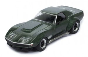 IXOCLC414N - Voiture de 1972 couleur verte métallisé - CHEVROLET Corvette C3 custom