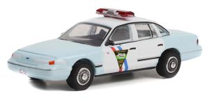 GREEN43000-B - Voiture sous blister de la série HOT PURSUIT - FORD Crown Victoria Police Interceptor de 1992 South Dakota