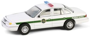 GREEN43035-C - Voiture sous blister de la série HOT PURSUIT - Services de douane des Etats-Unis - FORD Crown Victoria 1997