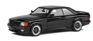 Voiture de 1990 couleur noir uni – MERCEDES 560 SEC AMG Wide Body