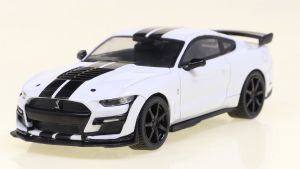 SOL4311503 - Voiture de couleur blanche et noire - SHELBY Mustang GT500 Stripes