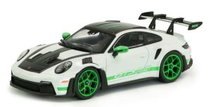 SOL4314801 - Voiture de 2023 blanche avec décor verte - Tribute To Carrera RS Package - PORSCHE 911 - 992 GT3 RS