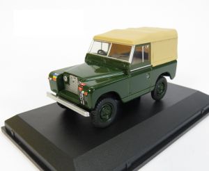 OXF43LR2S006 - Voiture de couleur verte - LAND ROVER série II SWB Canvas Reme