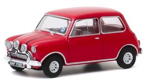 Voiture sous blister couleur rouge de la série THE ITALIAN JOB - AUSTIN Mini Cooper S 1275 MKI 1967