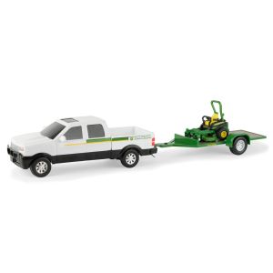 ERT45520 - Voiture avec plateau et tondeuse JOHN DEERE