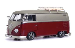 SCH00456 - Van de couleur gris et rouge – VOLKSWAGEN T1b Lowrider