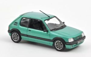 NOREV471722 - Voiture de 1990 couleur verte - PEUGEOT 205 GTi Griffe