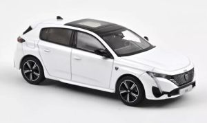 NOREV473934 - Voiture de 2021 couleur blanc nacré – PEUGEOT 308 GT