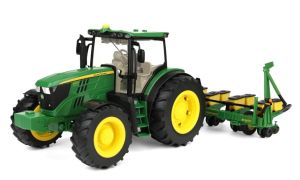 ERT47684 - Tracteur avec semoir - JOHN DEERE 6210R avec sons et lumières