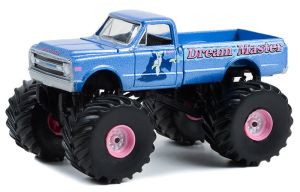 GREEN49120-D - Monster Truck sous blister de la série KINGS CRUNCH - CHEVROLET C-10 de 1969 DREAM MASTER