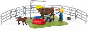 Station de lavage pour vaches de l'univers de la ferme