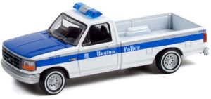 Véhicule sous blister - FORD F-250 1995 Police de Boston HOT PURSUIT séries 40
