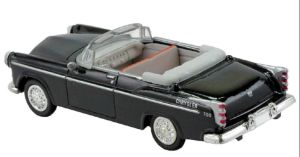 NEW48013K - Voiture cabriolet CHRYSLER C-300 de 1955 couleur noir