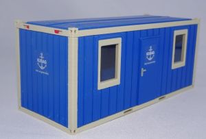 Accessoire de chantier miniature aux couleur KIBAG – Conteneur de chantier Type A