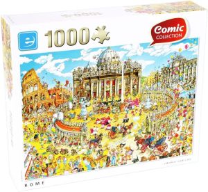 KING56016 - Puzzle Comic Collection Rome – 1000 pièces