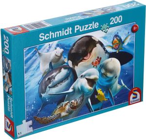 SCM56360 - Puzzle Les amis du monde sous-marin  - 200 pièces