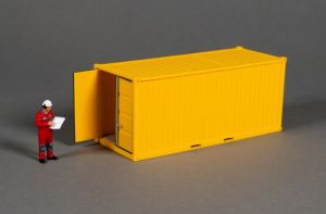 MSM5705/01 - Accessoire de chantier couleur jaune - Conteneur de matériaux 20 ft.