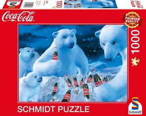 SCM59913 - Puzzle Ours Polaire Coca-Cola – 1000 pièces